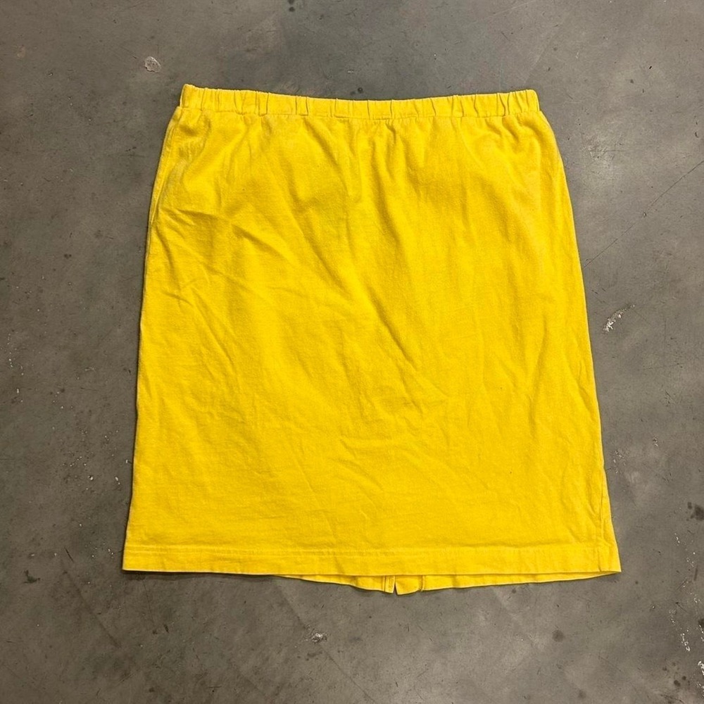 Vintage OS International Size Medium Cotton Elastic Waistband Skirt